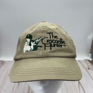 Vintage Crocodile Hunter Tan Cap